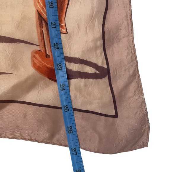 Vintage Australian Aboriginal Art Scarf Designed by Neil Silk Rayon - Picture 8 of 12